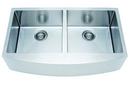 Franke Stainless Steel 33 x 19 in. Stainless Steel Double Bowl Farmhouse Kitchen Sink 