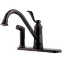1.8 gpm 3 or 4-Hole Kitchen Faucet with Single Lever Handle in Tuscan Bronze