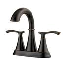 Two Handle Centerset Bathroom Sink Faucet in Tuscan Bronze