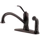 1.8 gpm 3-Hole Deck Mount Kitchen Sink Faucet with Single Lever Handle and Swivel Spout in Tuscan Bronze