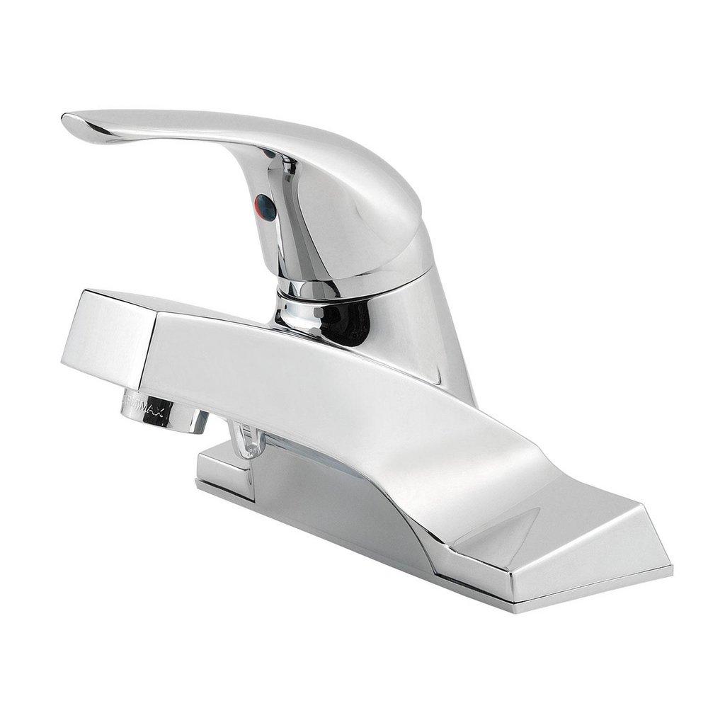 Pfister Polished Chrome Single Handle Centerset Bathroom Sink Faucet 