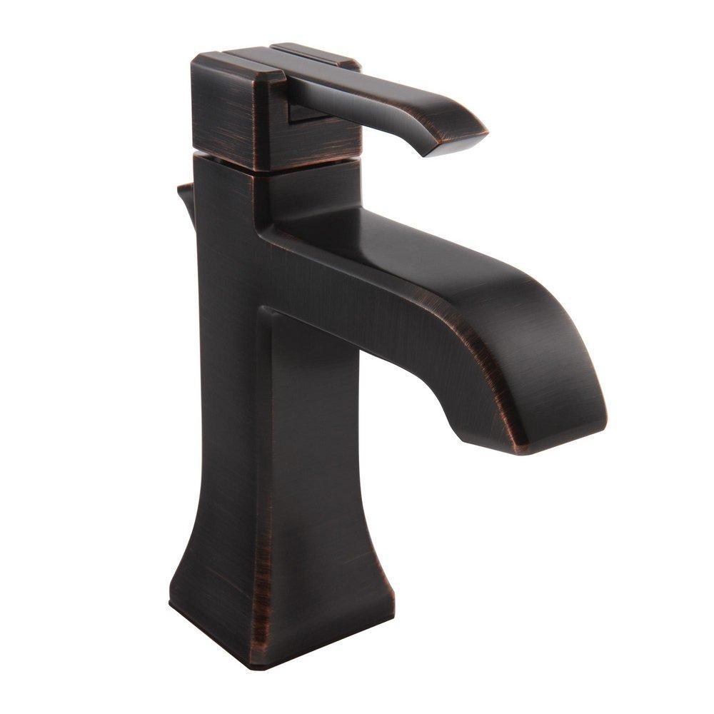 Pfister Tuscan Bronze Single Handle Monoblock Bathroom Sink Faucet 