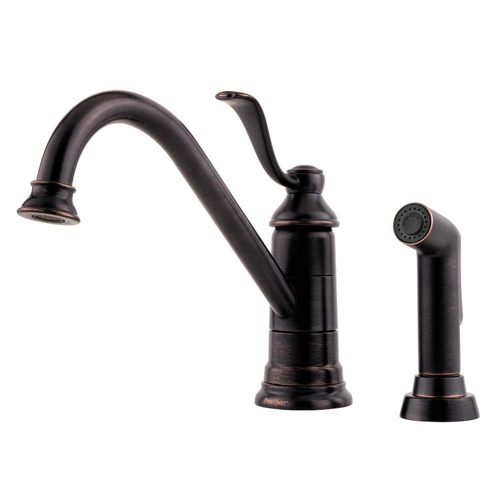 Pfister Tuscan Bronze Single Handle Kitchen Faucet 