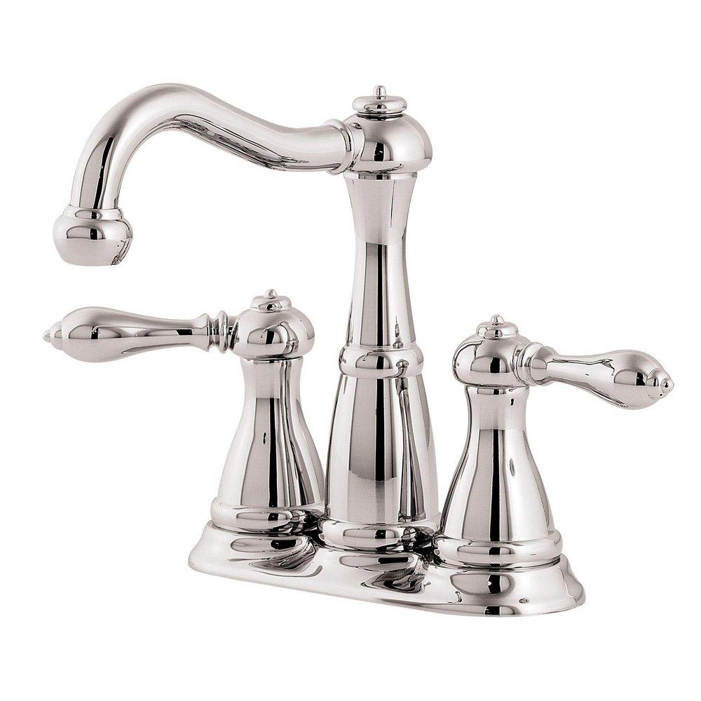 Pfister Polished Chrome Two Handle Minispread Bathroom Sink Faucet 