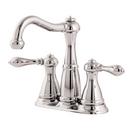 Two Handle Minispread Bathroom Sink Faucet in Polished Chrome