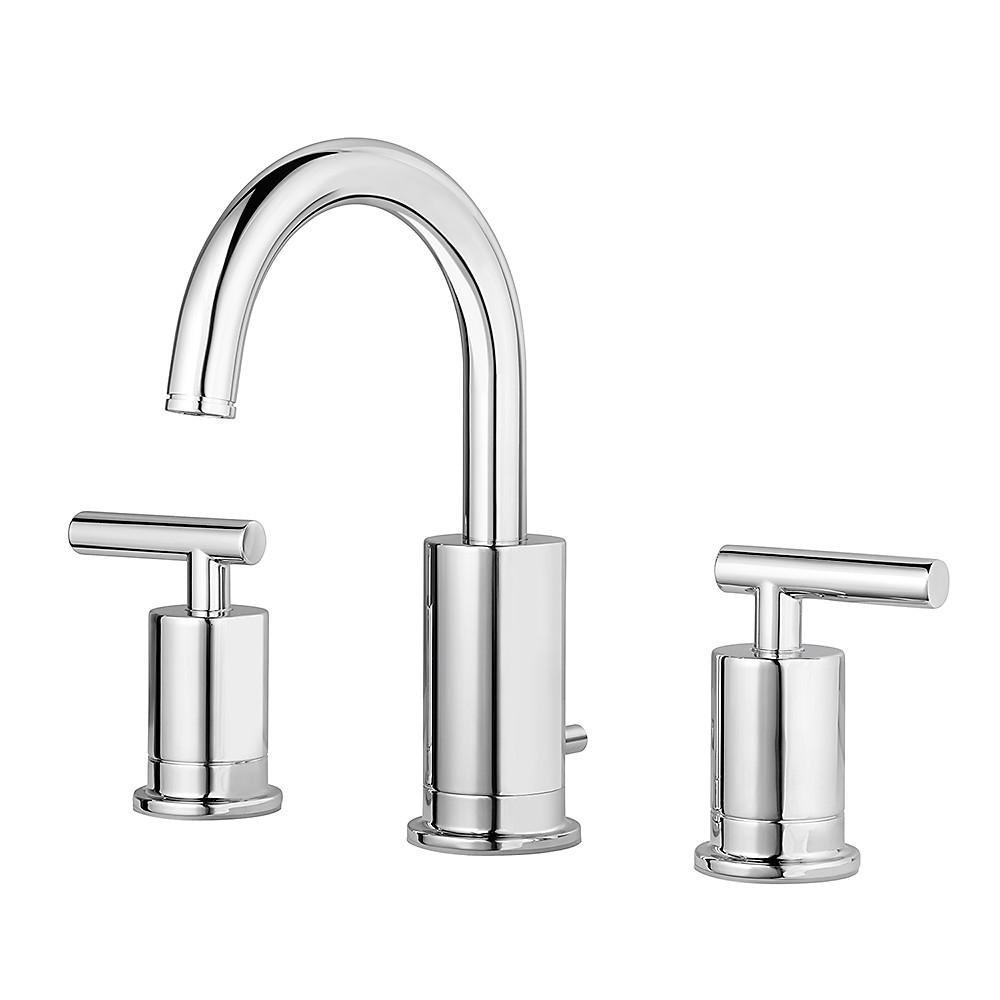 Pfister Polished Chrome Two Handle Widespread Bathroom Sink Faucet 