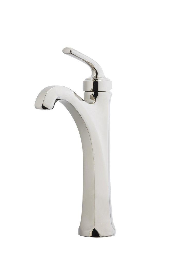 Pfister Polished Nickel Single Handle Vessel Filler Bathroom Sink Faucet 