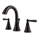 Pfister Tuscan Bronze Two Handle Widespread Bathroom Sink Faucet 