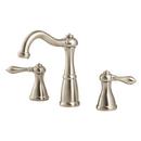 Pfister Brushed Nickel Two Handle Widespread Bathroom Sink Faucet 