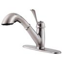 Pfister Stainless Steel 2.2 gpm 1 or 3-Hole Pull-Out Kitchen Faucet with Single Lever Handle