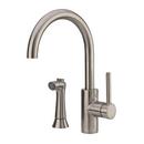 Single Handle Kitchen Faucet with Side Spray in Stainless Steel
