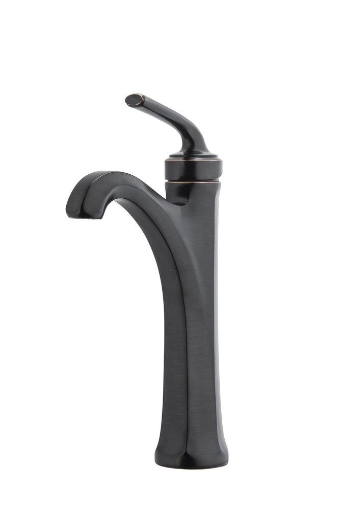 Pfister Tuscan Bronze Single Handle Vessel Filler Bathroom Sink Faucet 