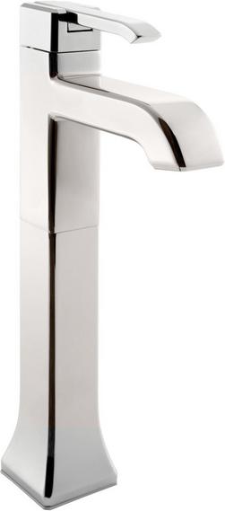 Single Handle Vessel Filler Bathroom Sink Faucet in Polished Nickel