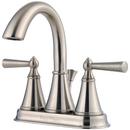 Pfister Brushed Nickel Two Handle Centerset Bathroom Sink Faucet 