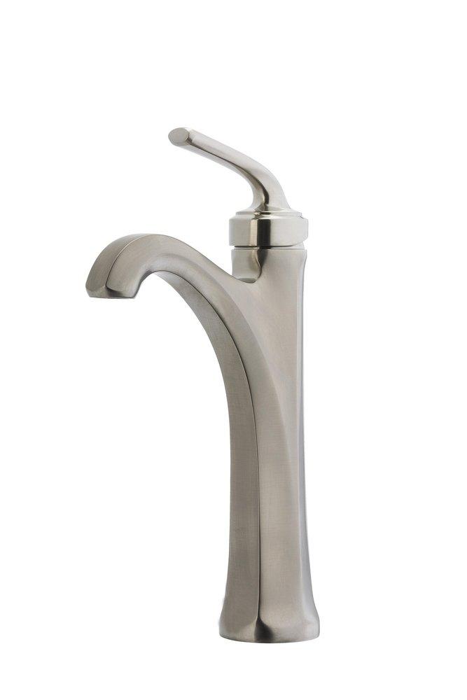 Pfister Brushed Nickel Single Handle Vessel Filler Bathroom Sink Faucet 