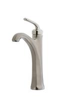 Single Handle Vessel Filler Bathroom Sink Faucet in Brushed Nickel