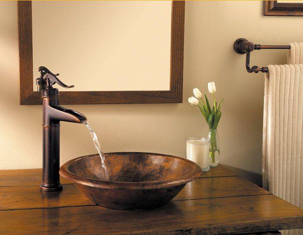 Pfister Rustic Bronze Single Handle Vessel Filler Bathroom Sink Faucet 