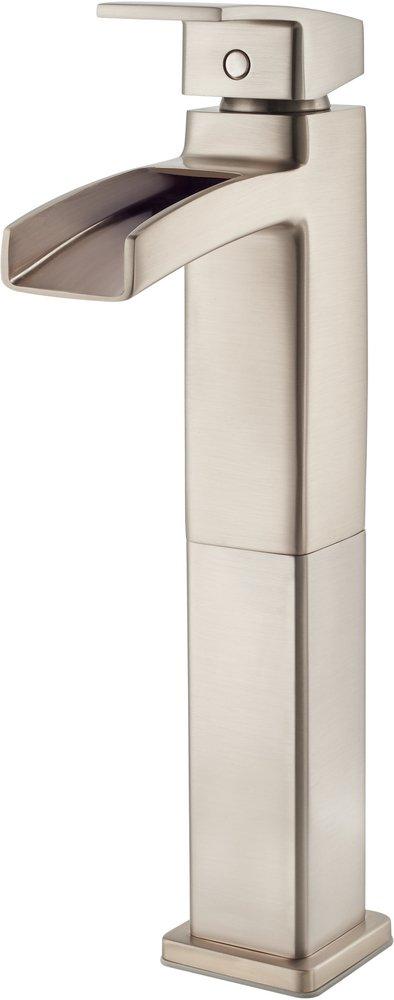 Pfister Brushed Nickel Single Handle Vessel Filler Bathroom Sink Faucet 