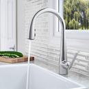 Pfister Polished Chrome Single Handle Pull Down Kitchen Faucet 
