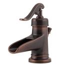 Pfister Rustic Bronze Centerset Bathroom Sink Faucet with Single Lever Handle