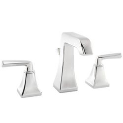 Two Handle Widespread Bathroom Sink Faucet in Polished Chrome