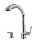 Pfister Stainless Steel Single Handle Pull Down Kitchen Faucet 