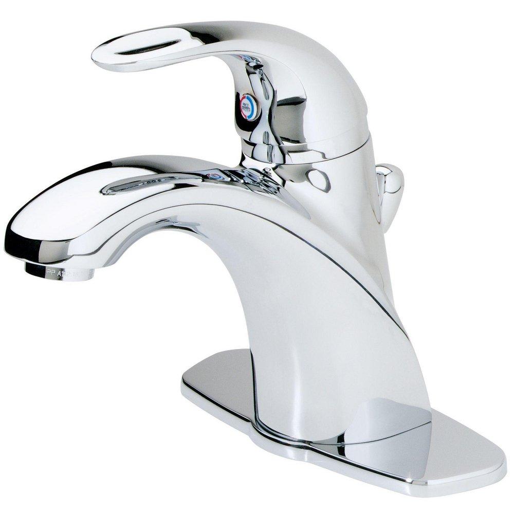 Pfister Polished Chrome Single Handle Centerset Bathroom Sink Faucet 