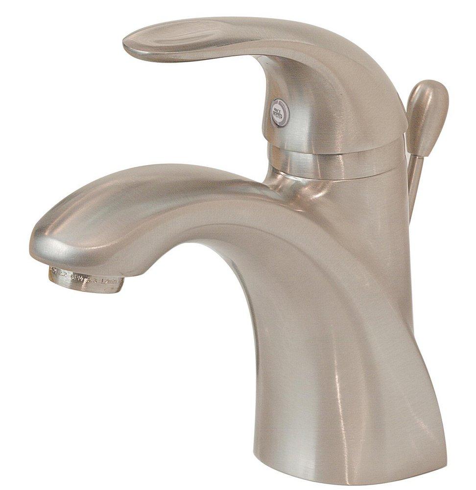 Pfister Brushed Nickel Single Handle Centerset Bathroom Sink Faucet 