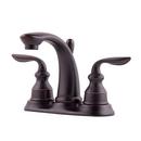 1.2 gpm 3-Hole Centerset Lavatory Faucet with Double Lever Handle in Tuscan Bronze