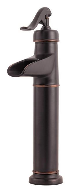 Single Handle Vessel Filler Bathroom Sink Faucet in Tuscan Bronze