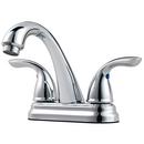 Pfister Polished Chrome Two Handle Centerset Bathroom Sink Faucet