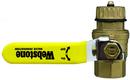 1/2 x 3/4 in. Forged Brass Full Port FIPS x GHT 600# Ball Valve