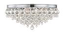 6-Light 360W Ceiling Light in Polished Chrome