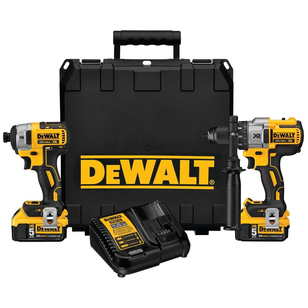 DEWALT Yellow Cordless 2 Tool Kit 