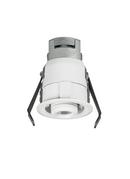 Seagull Lighting White 4.2W 24V 1-Light 3000 Kelvin 300 Lumen Integrated LED Gimbal Recessed Housing 