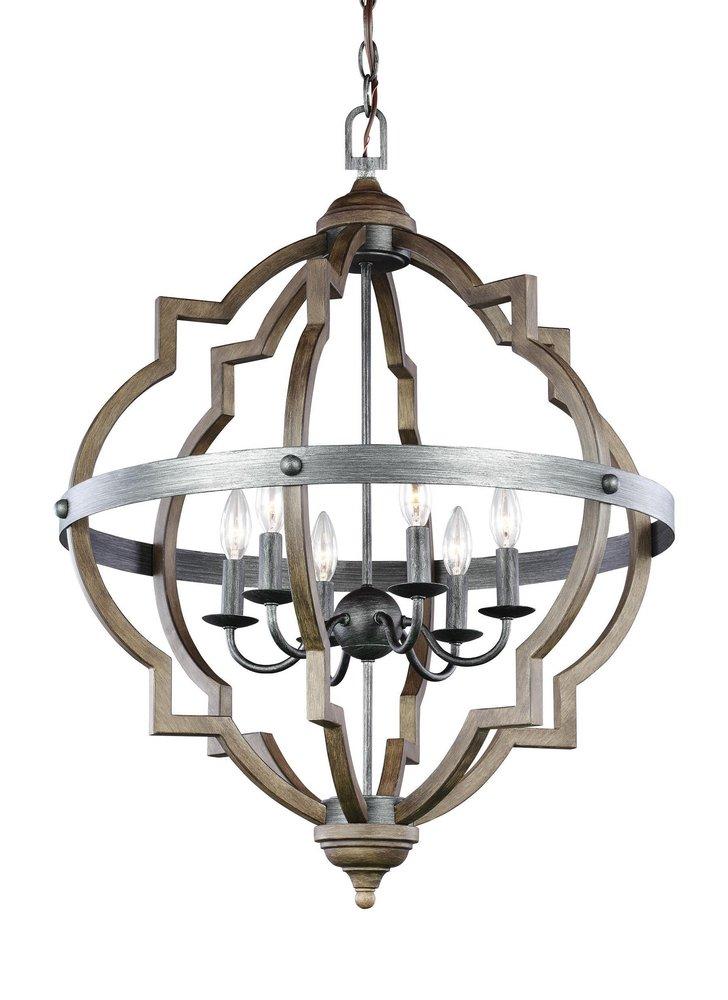 Visual Comfort & Co. Generation Lighting Stardust 25 in. 6-Light Foyer 