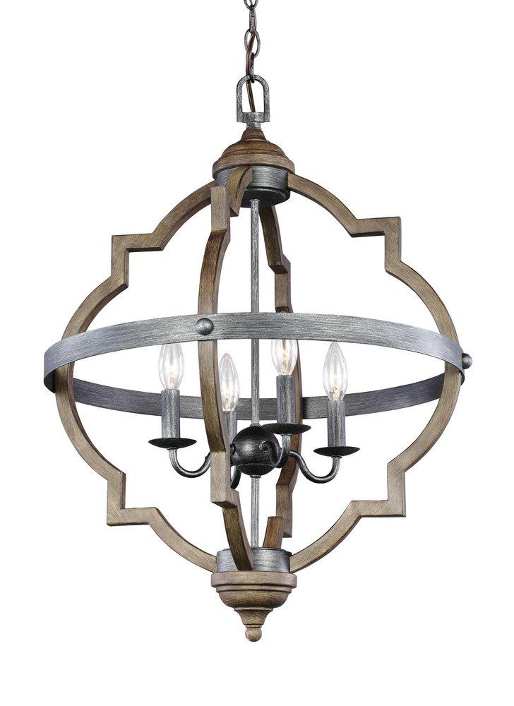 Visual Comfort & Co. Generation Lighting Stardust 20-7/8 in. 4-Light Foyer 