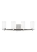 Visual Comfort & Co. Generation Lighting Brushed Nickel 100W 4-Light Bath Light 
