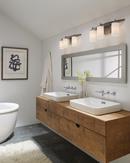 Visual Comfort & Co. Generation Lighting Brushed Nickel 3-Light Bath Light 