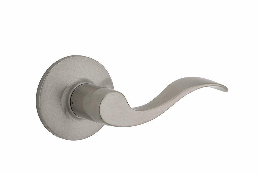 Kwikset Satin Nickel Metal Round Door Lever 