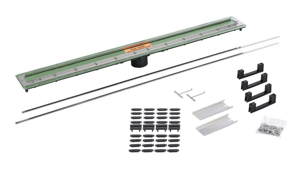 QuickDrain 2 in. Stainless Steel Shower Drain 