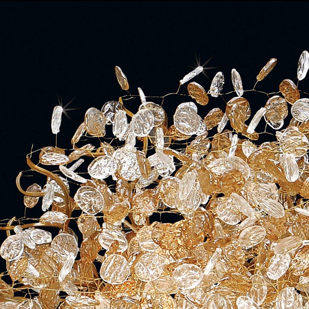 Eurofase Gold 40W 10-Light Halogen Chandelier 