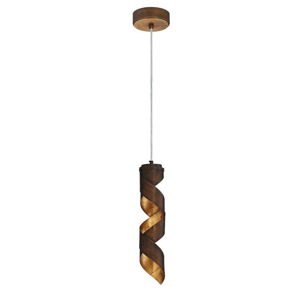 Eurofase Bronze 3-1/2 in. 9.2W 1-Light LED Pendant 