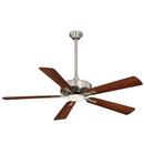 Minka Aire Brushed Nickel/Dark Walnut 52 in. 5-Blade Ceiling Fan 