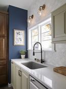 Gerber Plumbing Satin Black Single Handle Pull Down Kitchen Faucet 