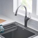 BLANCO PVD Steel/Cinder Single Handle Pull Down Kitchen Faucet 