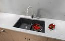 BLANCO Metallic Grey 32 x 19-1/4 in. No Hole Composite Double Bowl Undermount Kitchen Sink 