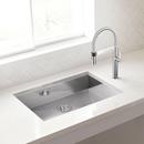 BLANCO Satin 25 x 18 in. No Hole Stainless Steel Single Bowl Undermount Kitchen Sink 