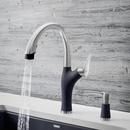 BLANCO PVD Steel/Anthracite Single Handle Pull Down Kitchen Faucet 