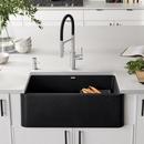 BLANCO Anthracite 30 x 19 in. No Hole Composite Single Bowl Undermount Kitchen Sink 